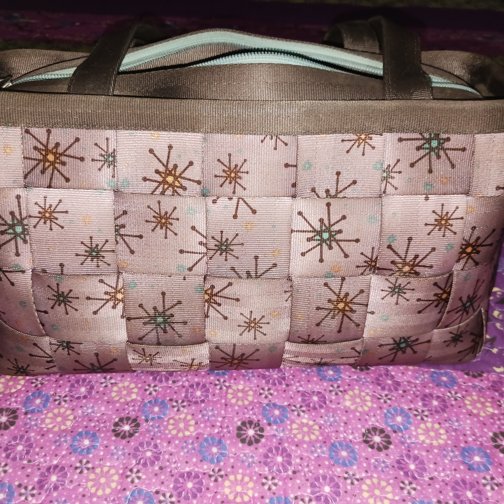 Stylish Brown Patterned Women's Bag